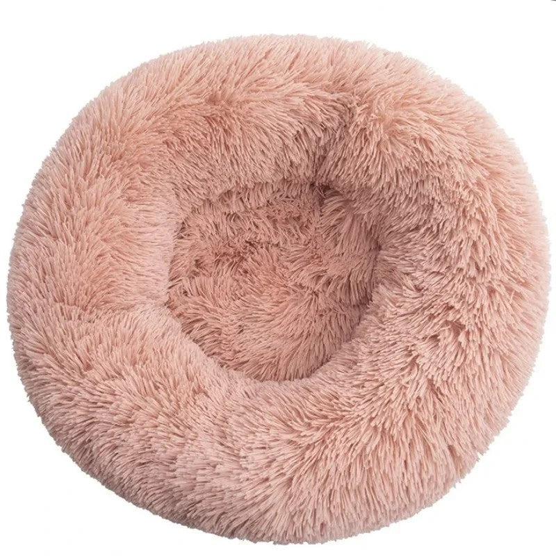 Cama felpuda redonda para cães e gatos - Modelo 6