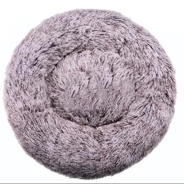 Cama para pets redonda com textura peluciada - Modelo 8
