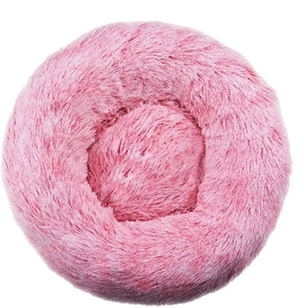 Cama redonda de pelúcia para cães e gatos - Modelo 9